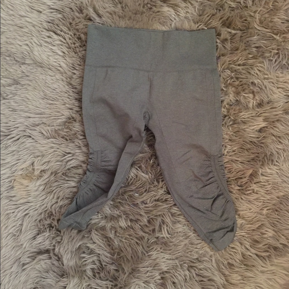 Lululemon Military Green Cinched Crop